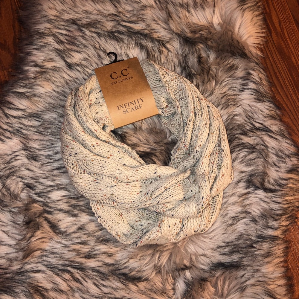 C.C. Exclusives Tan Infinity Scarf